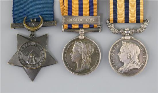 A British South Africa Company group of three medals to 1239 Trooper C.Appleyard B.B.Police